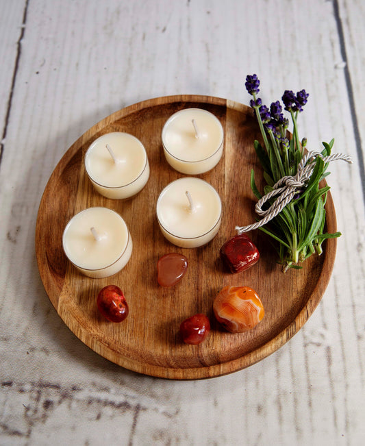 Amber & Lavender Tea Lights