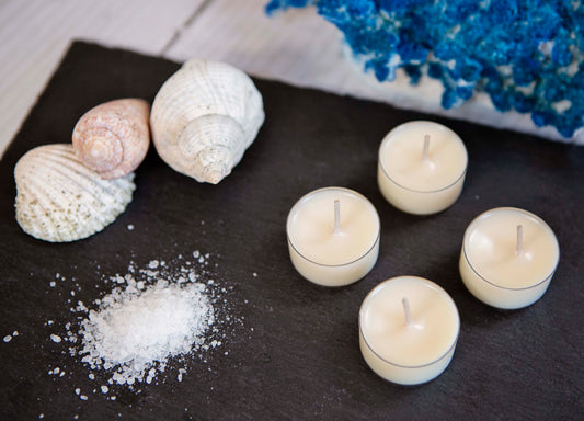 Blue Coral & Sea Salt (Tea Lights x 4)