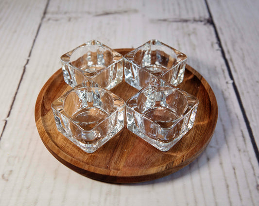 Modern Glass Tea Light Holders
